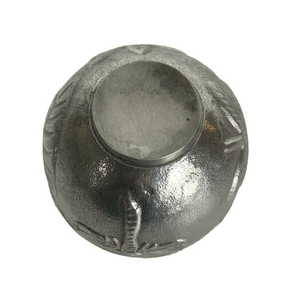 Decorative Cast Aluminum Dragonfly & Leaf Accent Candy Nut Bowl - Picture 6 of 6